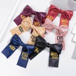 Embroidery Graduation Cap Bow