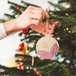 Estrella de madera personalizada grabada Ornamento del árbol de Navidad con 1 - 8 nombres y cuerda de cáñamo Navidad decoración del hogar regalo para la familia