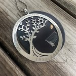 Personalized Memorial Tree Bench Charm Commemorative Pendant Decorative Hanging  Sympathy Gift Bereavement Gift for Loss of a Loved
