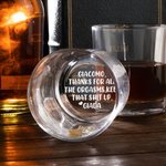 Bicchiere da whisky da 295ml stile old fashioned personalizzato con nomi festa del papà regalo di compleanno per papà