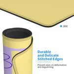 Alfombrilla de ratón antideslizante personalizada multicolor con nombre e inicial Cumpleaños Artículos para el hogar Oficina Regalo para la familia Amigos