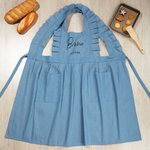 Gepersonaliseerd schort met naam en verstelbaar riempje Verjaardag Housewarming cadeau voor vrouw manicure tuinman kok