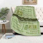 Personalisierte Best Achievement Super Soft Retirement Blanket Happy Retirement Farewell Geschenk für Mitarbeiter Freunde