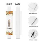 Marque-page en cuir avec pochette pour stylo Accessoire de lecture pour le bureau Cadeau d'anniversaire pour les rats de bibliothèque Famille Amis