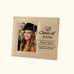 Personalised Class of 2025 Graduate Photo Frame with Graduation Message Graduation Keepsake Gift for Graduates Friends Daughter Son