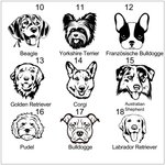 Personalisiertes Holz-Rührstäbchen mit Namen Herz Hund-Porträt Gravur 50 Stück für Cocktailgetränk  Hochzeit Party Geschenk für Paar Freund