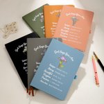Personalisierte Geburt Blume Kreuz Bibel Vers A5 Lined Notebook mit Namen Kirche Studie Geburtstag religiöses Geschenk für Familie Freunde Christian