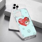 Personligt mobilskal med namn för bästa hund, katt, mamma och pappa Födelsedagspresent för djurälskare