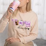 Personalisierte Bogen Spritze Stethoskop Kaffee T-shirt Sweatshirt mit Namen Geburtstag Anerkennung Geschenk für Krankenschwester Arzt Mediacl Personal