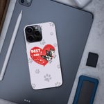 Personligt mobilskal med namn för bästa hund, katt, mamma och pappa Födelsedagspresent för djurälskare