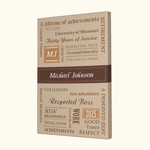 Achievement Canvas Painting Wall Decor Gift - Coworkers Friends