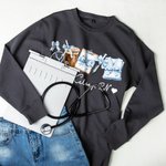 Personalisierte Bogen Spritze Stethoskop Kaffee T-shirt Sweatshirt mit Namen Geburtstag Anerkennung Geschenk für Krankenschwester Arzt Mediacl Personal
