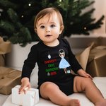 Personalized First Christmas Fairytale Characters Baby Romper Cartoon Onesie with Name Baby Shower Christmas Gift for Newborn Girl Boy