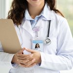 Badge personnalisé en acrylique avec monogramme Cadeau d'anniversaire pour médecin, infirmière, personnel médical