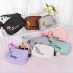 Personalisierte Vintage Geburt Blume Name wasserdicht Crossbody Fanny Pack Taille Tasche mit verstellbarem Gurt Geburtstag Geschenk für Frauen
