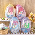 Uovo di Pasqua jumbo personalizzabile con nome e iniziali Peter Rabbit bomboniere per Pasqua caccia alle uova feste regalo per bambini