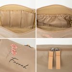 Borsa trucco personalizzata con nome Accessori da viaggio portatili Compleanno Regalo di addio al nubilato per le donne