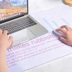 Personalisierte Sie sind wertvoll Anti-Rutsch-Mauspad mit Bibelvers und Name Bürobedarf religiösen Geburtstag Geschenk für Christen Kollegen