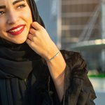 Personalisierte zierliche arabische Slider Armband mit Text islamischen Schmuck Ramadan Eid muslimisches Geschenk für Frauen