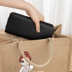 Personaje de dibujos animados personalizado Bolsa de yute reutilizable con nombre y profesión Regalo de cumpleaños en agradecimiento al personal médico y de enfermería