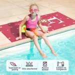 Gepersonaliseerde Ster Bosdier Extra Groot Sneldrogende Strandlaken met Initiaal Naam Strandzwembad Feest Verjaardag Cadeau voor Jongens Meisjes