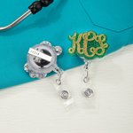 Badge personnalisé en acrylique avec monogramme Cadeau d'anniversaire pour médecin, infirmière, personnel médical