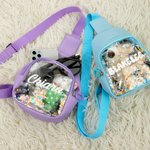 Bolsa personalizada Shakable Sequins Cute Colorful Fanny Pack Cross Body Bag with Name Birthday Vacation Gift for Kids