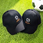 Personalized Embroidered Ball Icon Adjustable Baseball Cap with Name and Number Birthday Gift for Ball Sports Lover