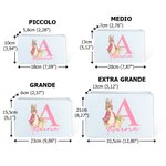 Scatola di latta per biscotti personalizzata con coniglio Peter Rabbit iniziale e nome contenitore uso alimentare regalo di Pasqua per bambini e amici