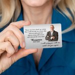 Portafoglio fotografico personalizzato I Will Carry You Until I See You Again Regalo commemorativo per la famiglia