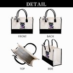 Personalisierte Cartoon-Charakter Tier vor Kaffee Canvas Tasche mit Namen Tote Bag Büro Geburtstag Geschenk für Kaffee-Liebhaber Familie Freund