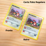 Carta TGC divertente personalizzata con testo nome personaggi classici in pixel carte da gioco regalo di anniversario e San Valentino per coppie