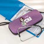 Estuche personalizado de estetoscopio de dibujos animados con nombre y profesión Regalo de agradecimiento de cumpleaños para personal médico y de enfermería