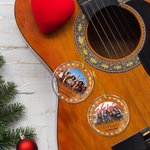 Personalised Stars The Eras Tour Photo City Date Clear Acrylic Ornament with 2 Lanyards Christmas Home Decor Music Memory Keepsake Gift for Fans