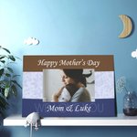 Personalisierte Vintage Blumen Leinwand Foto Malerei mit Text Wandkunst Muttertag Geschenk für Mama