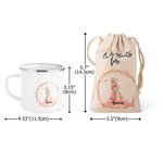 Personlig Peter Flopsy Rabbit Påskhare 12oz emaljmugg Godispåse med namn Present till barn