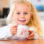 Personalized Cute Bunny Initial and Name 11oz Ceramic Mug 12oz Enamel Mug Sippy Cup Easter Party Favor Gift for Kids