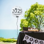 Lot de 2 ballons confettis personnalisés de 24 pouces pour la remise des diplômes de la classe 2025