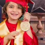 Henkilökohtainen I Did It Educational Milestone Ornament kaiverrettu Grade ja Year Cherished Valmistuminen lahja lapsille