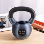 Personalizado Multicolor 3D Impreso Kettlebell Portalápices Organizador de Escritorio con Texto Divertido Regalo de Gimnasio para Levantador de Pesas Amante del Fitness
