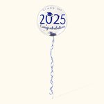 Lot de 2 ballons confettis personnalisés de 24 pouces pour la remise des diplômes de la classe 2025