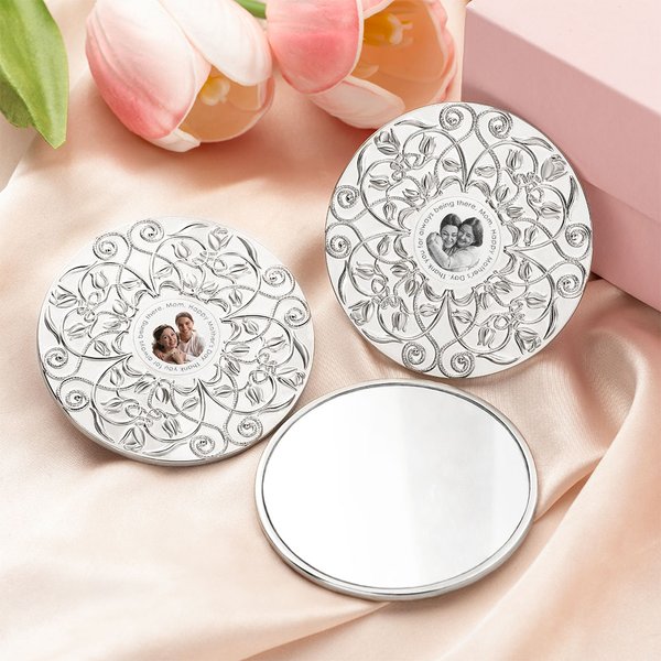 Photo Tulip Blossom Makeup Mirror