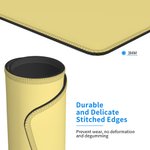 Gepersonaliseerde Multicolor Non-Slip Muismat met initiaal Verjaardag Home Office Supplies Cadeau voor familie