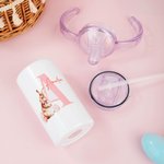 Personalized Cute Bunny Initial and Name 11oz Ceramic Mug 12oz Enamel Mug Sippy Cup Easter Party Favor Gift for Kids