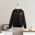 Personalized Embroidered Tooth Dental T-shirt Zip Collared Sweatshirt with Name Birthday Appreciation Gift for Orthodontist Dental Assistant Hygienist