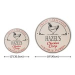 Personalized Rural Charm Wooden Chicken Coop Sign with Text Farm Decor Housewarming Gift for Chicken Enthusiasts
