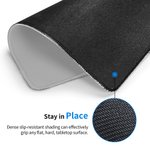 Gepersonaliseerde Multicolor Non-Slip Muismat met initiaal Verjaardag Home Office Supplies Cadeau voor familie