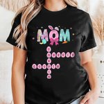 Personalized Easter Eggs Crossword Puzzle Name T-shirt Sweatshirt Hoodie with Title Birthday Mother's Day Appreciation Gift for Mom Grandma Women
