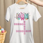 Personalized Easter Eggs Crossword Puzzle Name T-shirt Sweatshirt Hoodie with Title Birthday Mother's Day Appreciation Gift for Mom Grandma Women