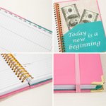 Cahier à spirale A5 avec pages d'agenda hebdomadaires et mensuelles Cadeau d'anniversaire et de Nouvel An pour la famille et les amis